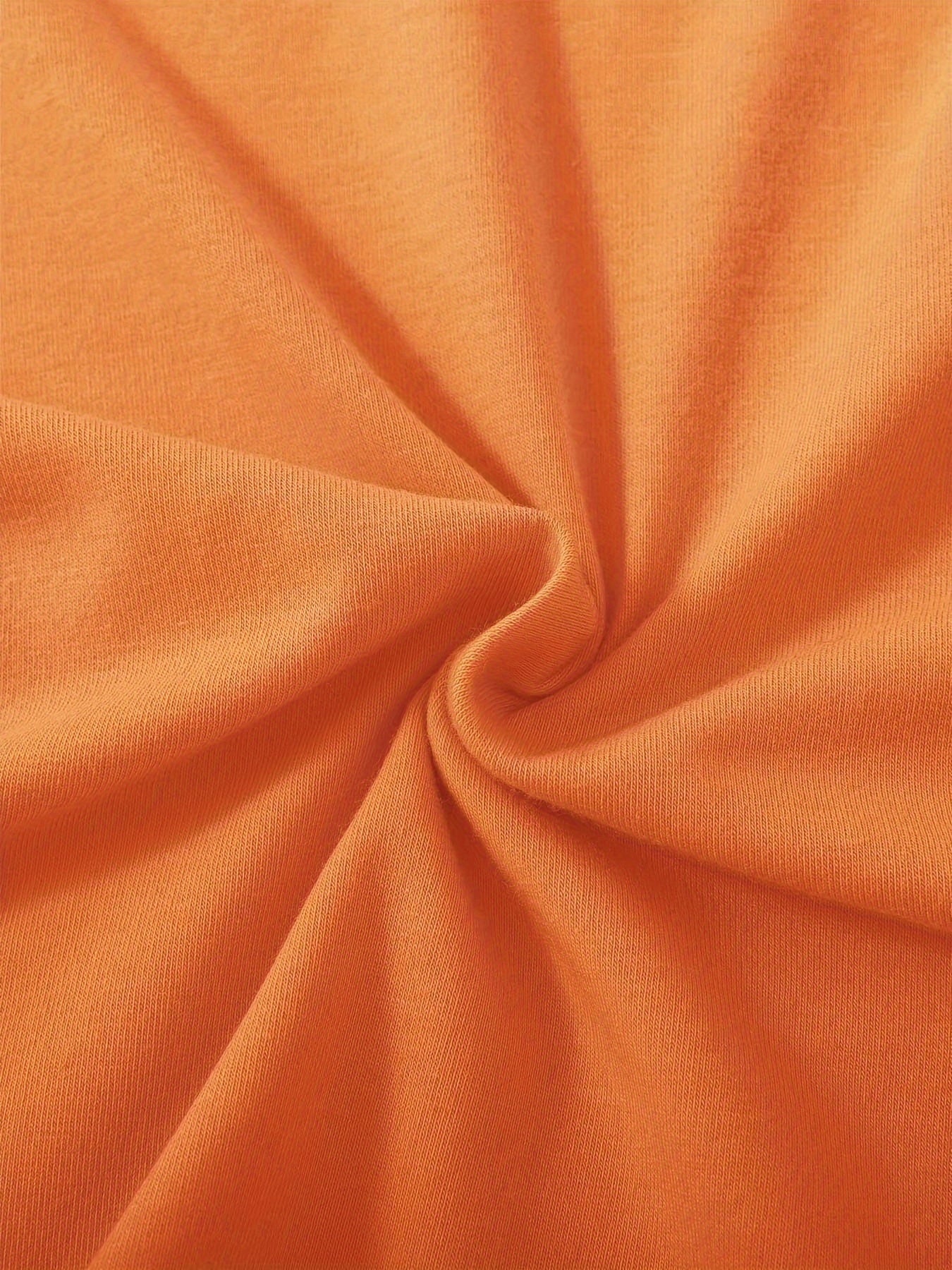 Kürbisgesicht T-Shirt, Casual Kurzarm Oberteil mit Rundhals