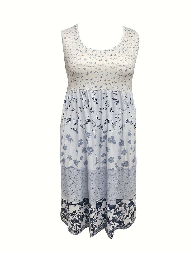 Mia – Rosafarbenes Blumen-Sommerkleid