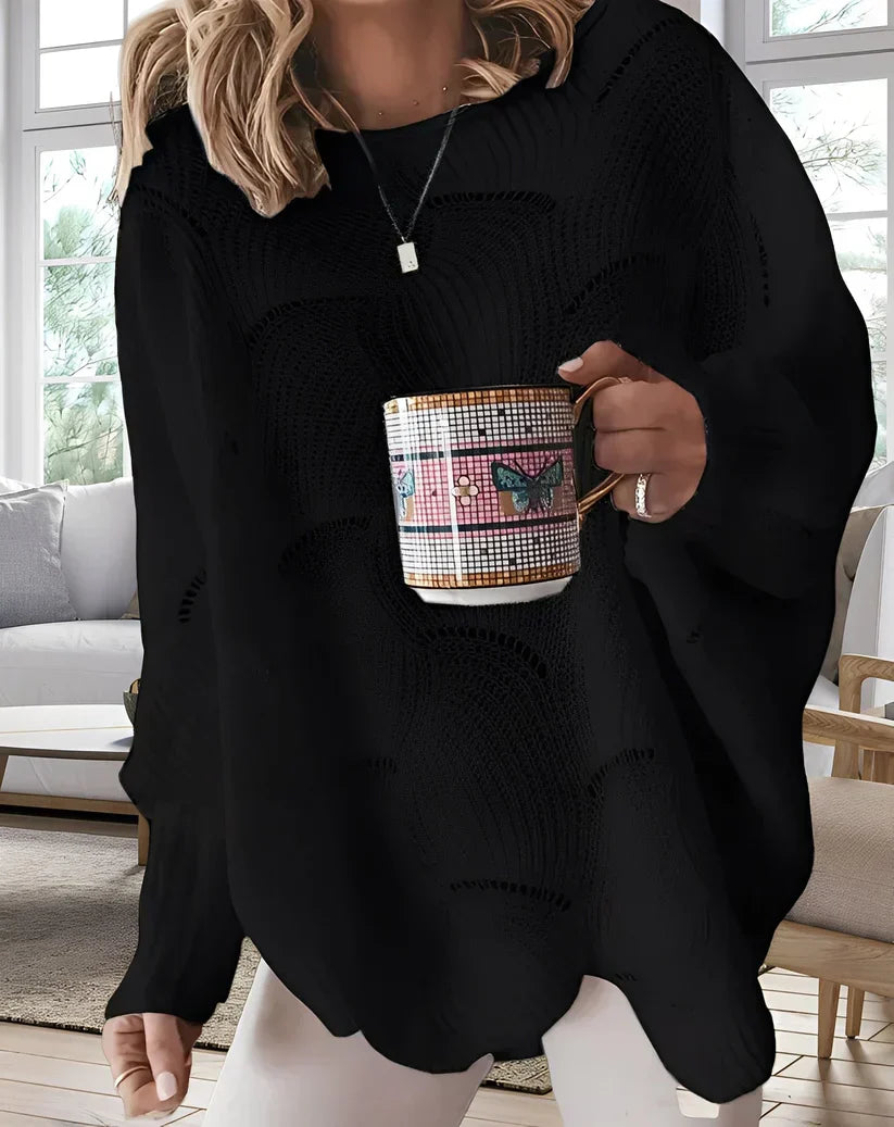 Kassandra stylischer v-ausschnitt-pullover – damen