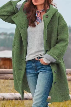 Grün Damen Mantel Elegant