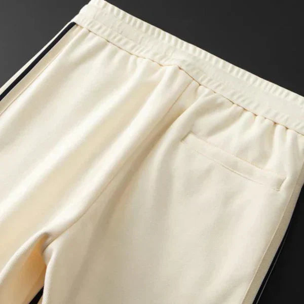 Herren-trainingsanzug aus baumwolle mit reißverschluss – herren