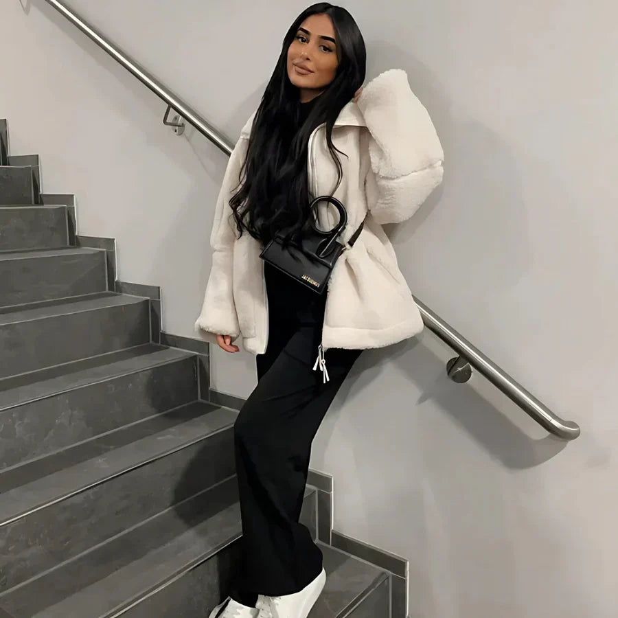 Ninna damen-plüschjacke