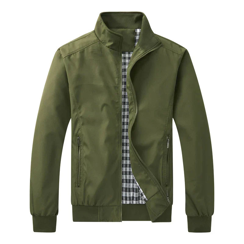 Leichte ubergangsjacke mit stehkragen – herren