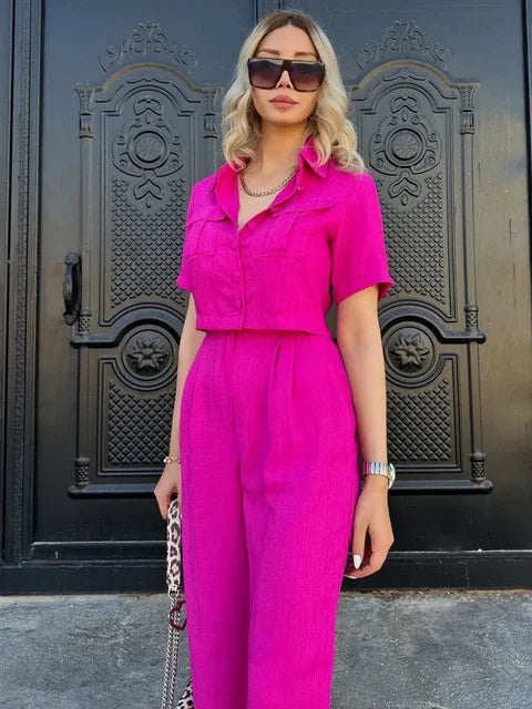 Grüner Eleganter Jumpsuit - Emily