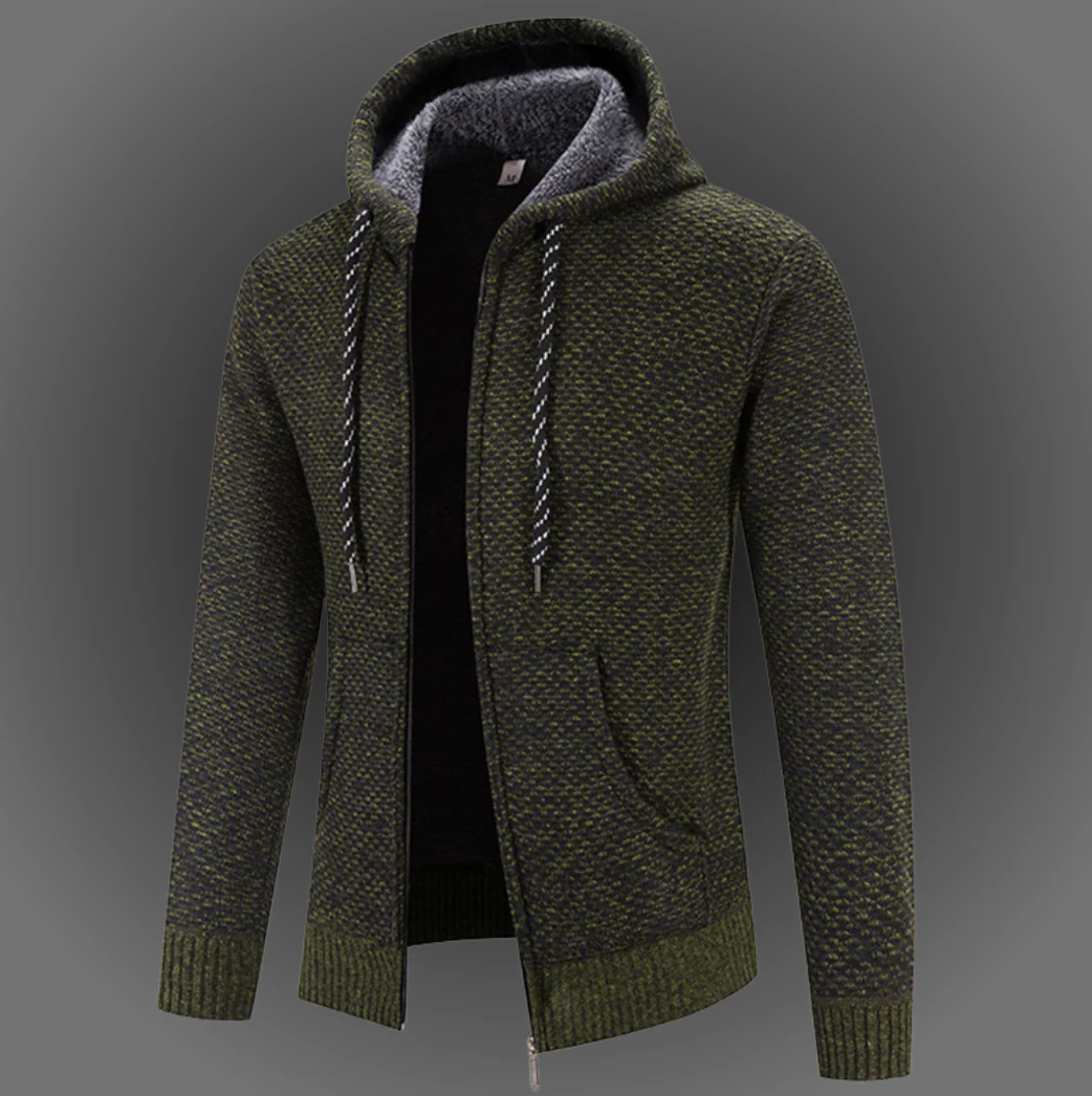 Nordischer WarmTech Hoodie Grau - Lars