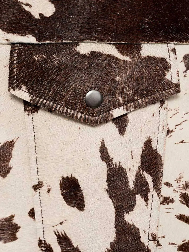 Nova wildleder-kuhjacke – moderner lederlook in wildlederoptik