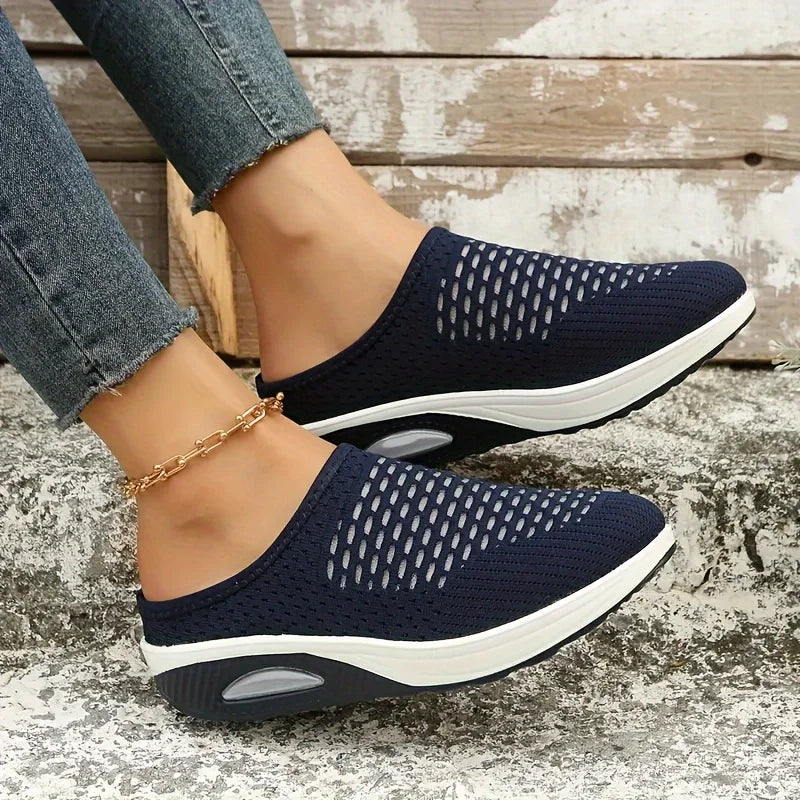 Luisa - Fliederfarbene Sportliche Slip-Ons