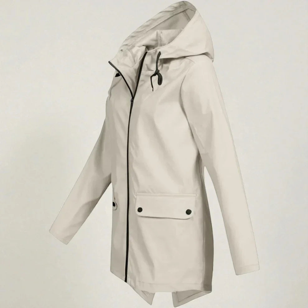 Leichter, wasserdichter regenmantel für damen - damen