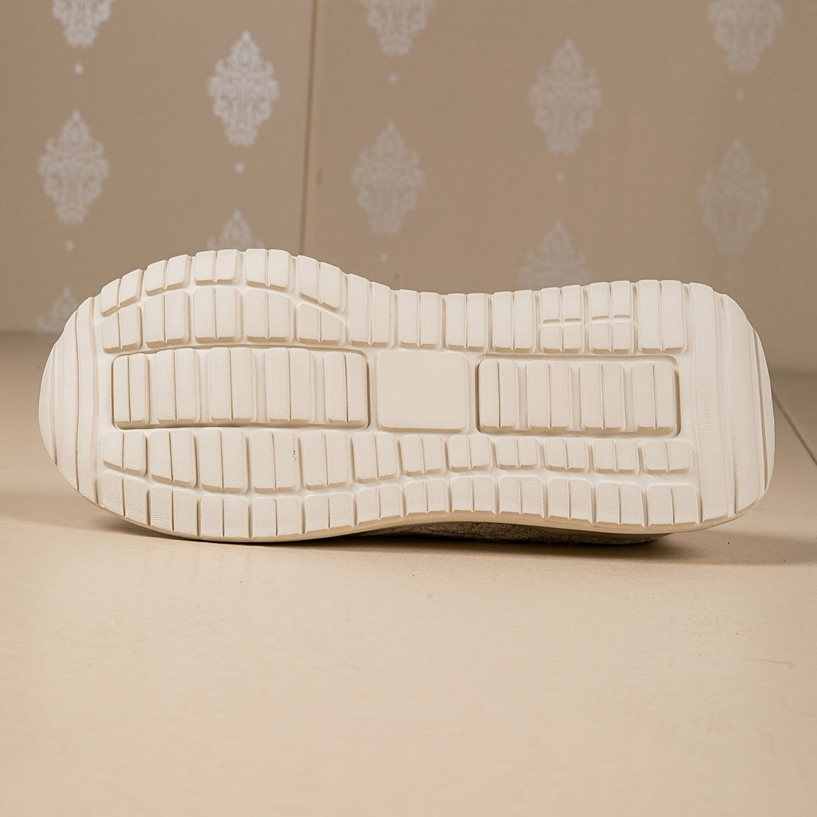 Beige Strick Sneaker - Mila