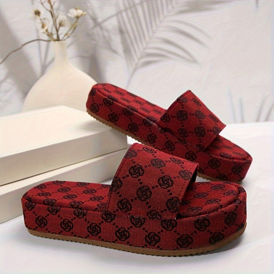 Braune Gemusterte Sandalen - Ella