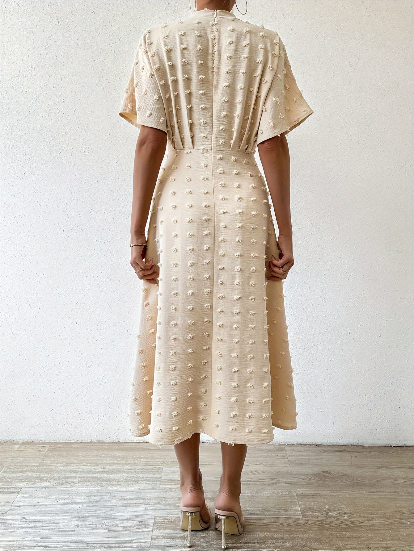 Sommerkleid Lila V-Ausschnitt - Amelie