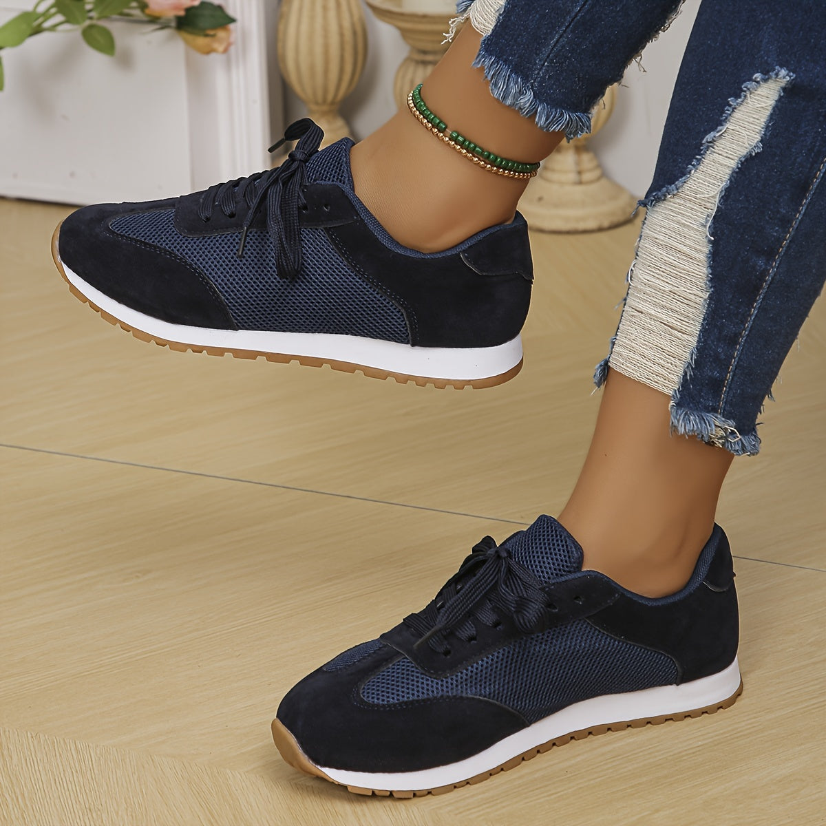 Beige Leichte Sneaker - Lisa