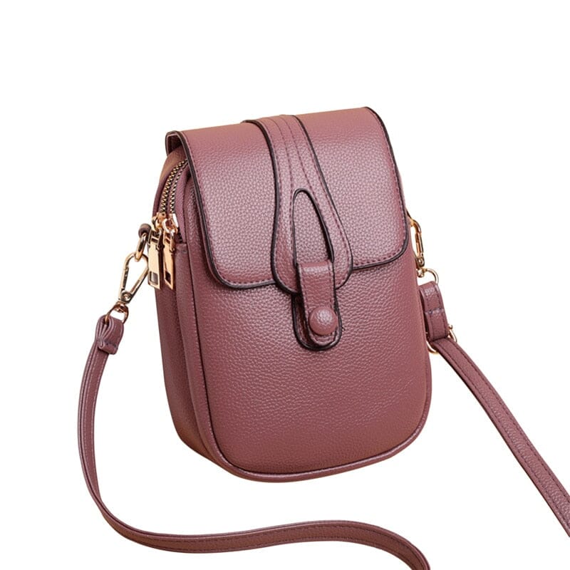 Mila - Klassische schwarze Bucket Crossbody