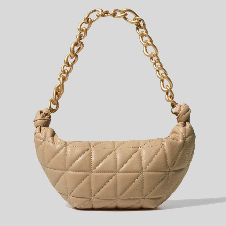 Bolsa de Ombro Feminina Azul Soft Belevita