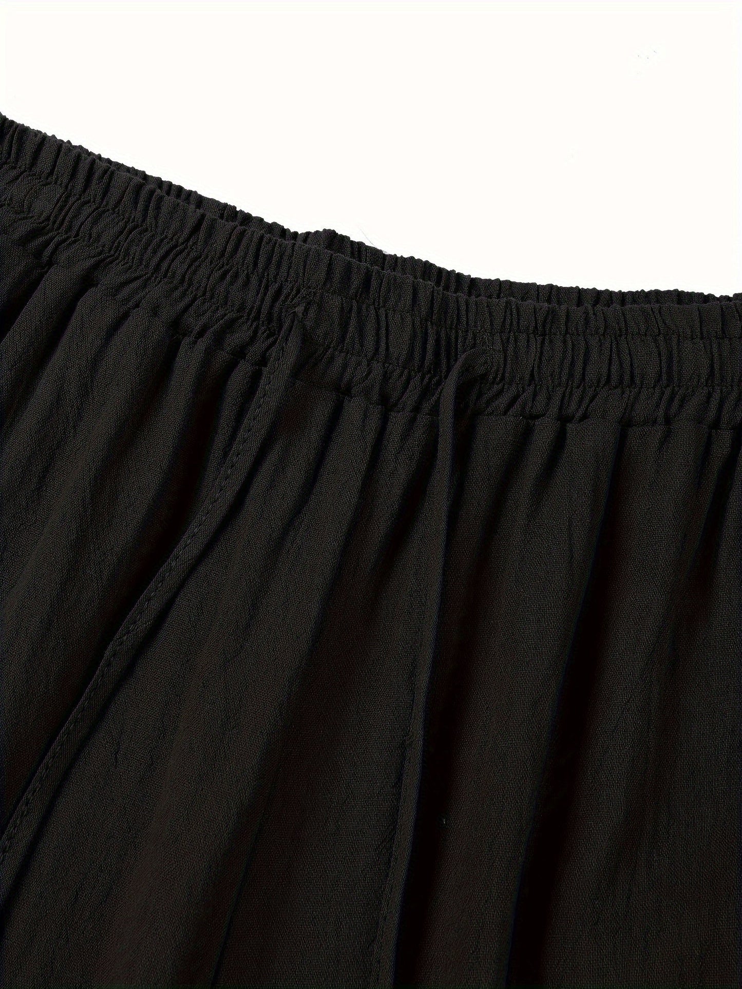 Gerade geschnittene hose mit elastischem bund – herren