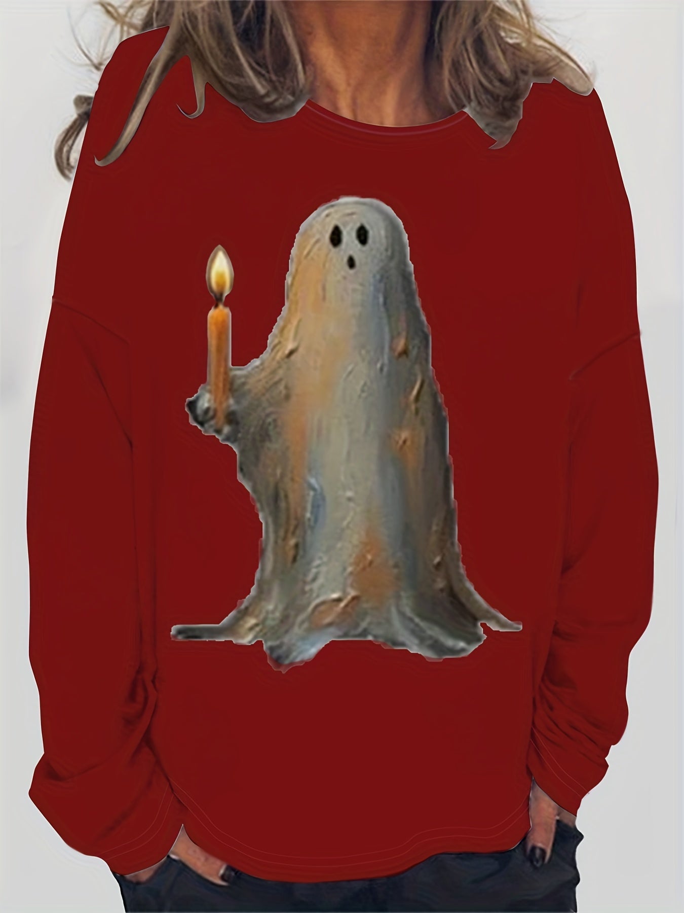 Halloween Freizeitshirt in Übergröße