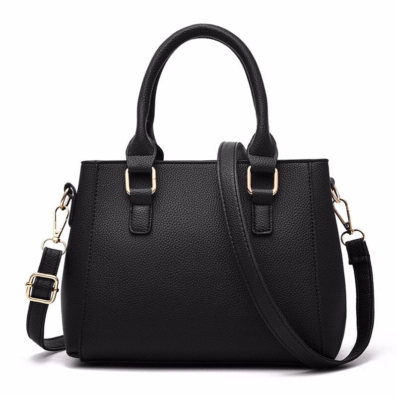 Julia - Schwarze Handtasche mit Charme