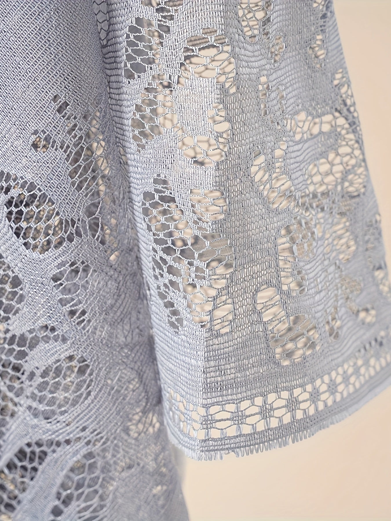 Schwarzer Spitzen-Kimono - Helena