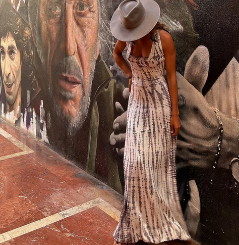 Beiges Sommerkleid - Hannah