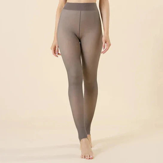 Schwarze Elegante Warme Strumpfhose für Damen – Clara