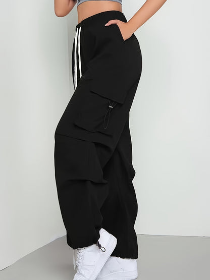 Bordeauxrote Cargo Chinohose - Sophie