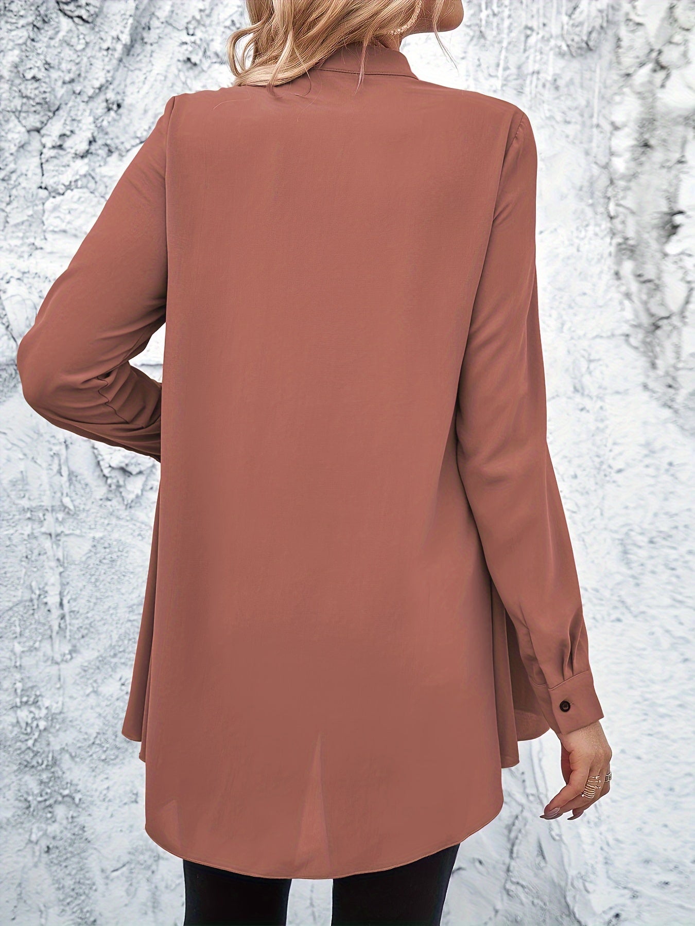 Schokoladenbraunes Hemd - Isabelle