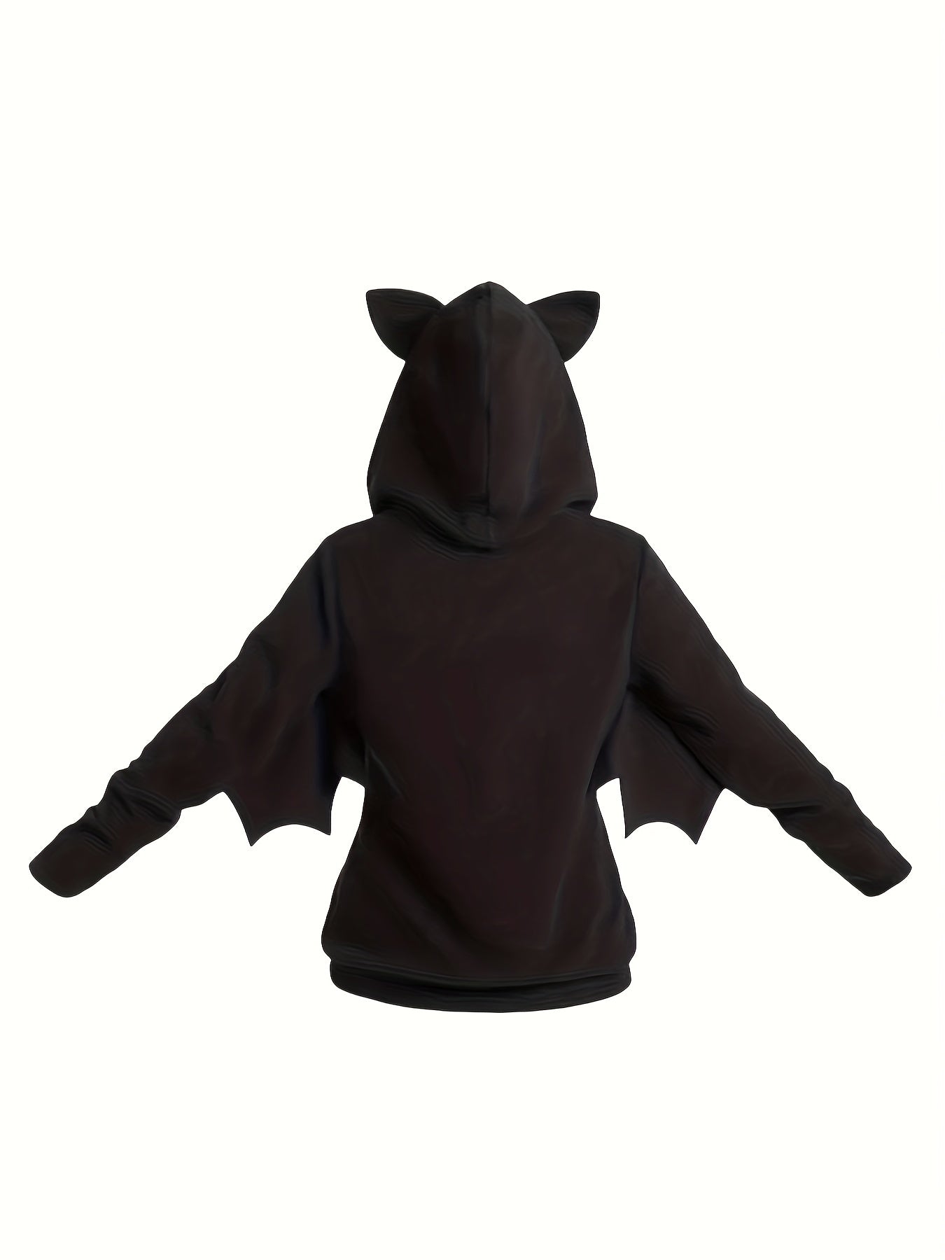 Halloween Fledermaus-Kapuzenpulli, Cosplay Zip-Up Hoodie