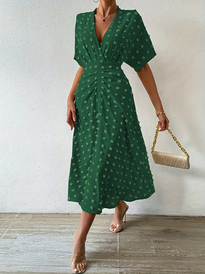 Sommerkleid Lila V-Ausschnitt - Amelie