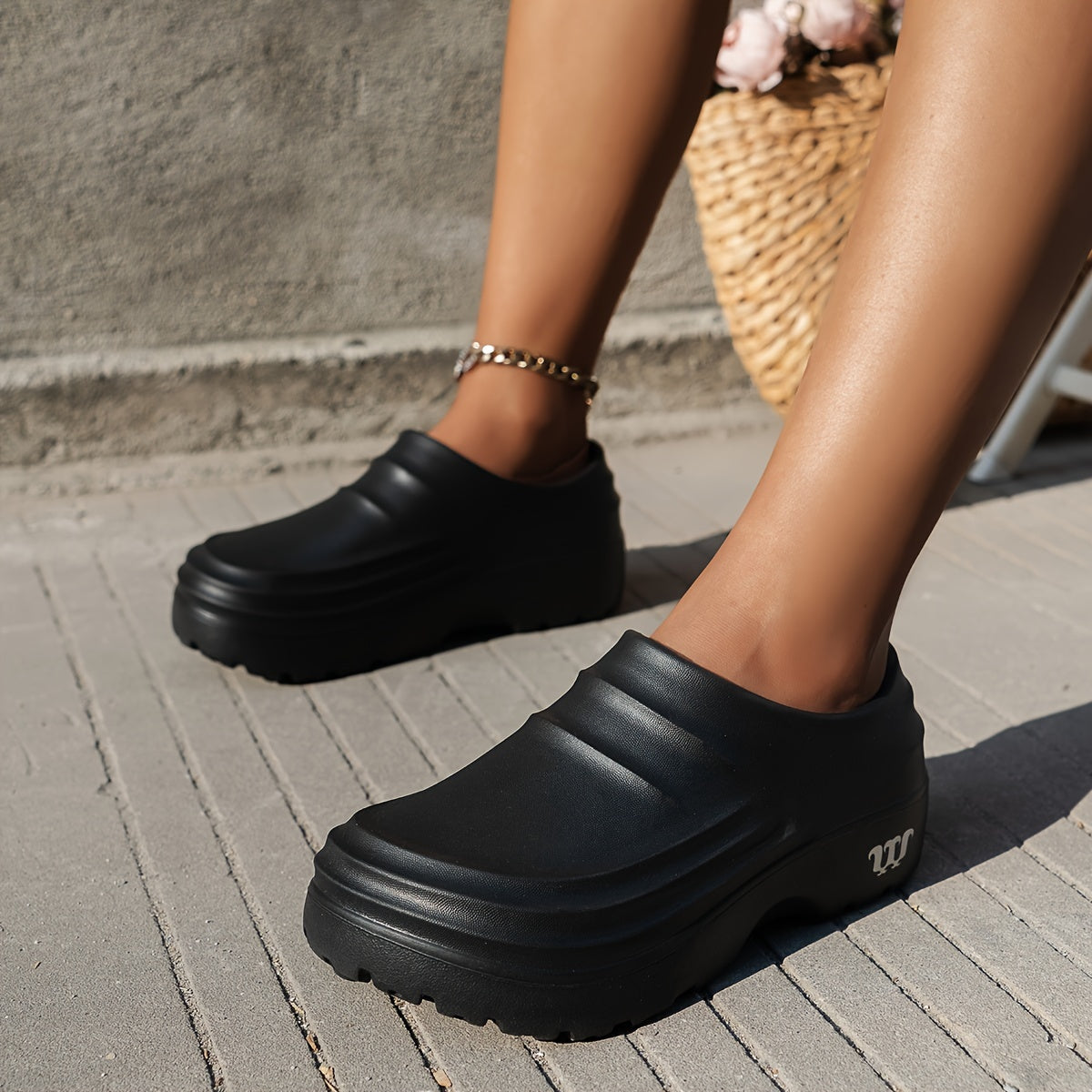 Schwarze Loafer - Mia