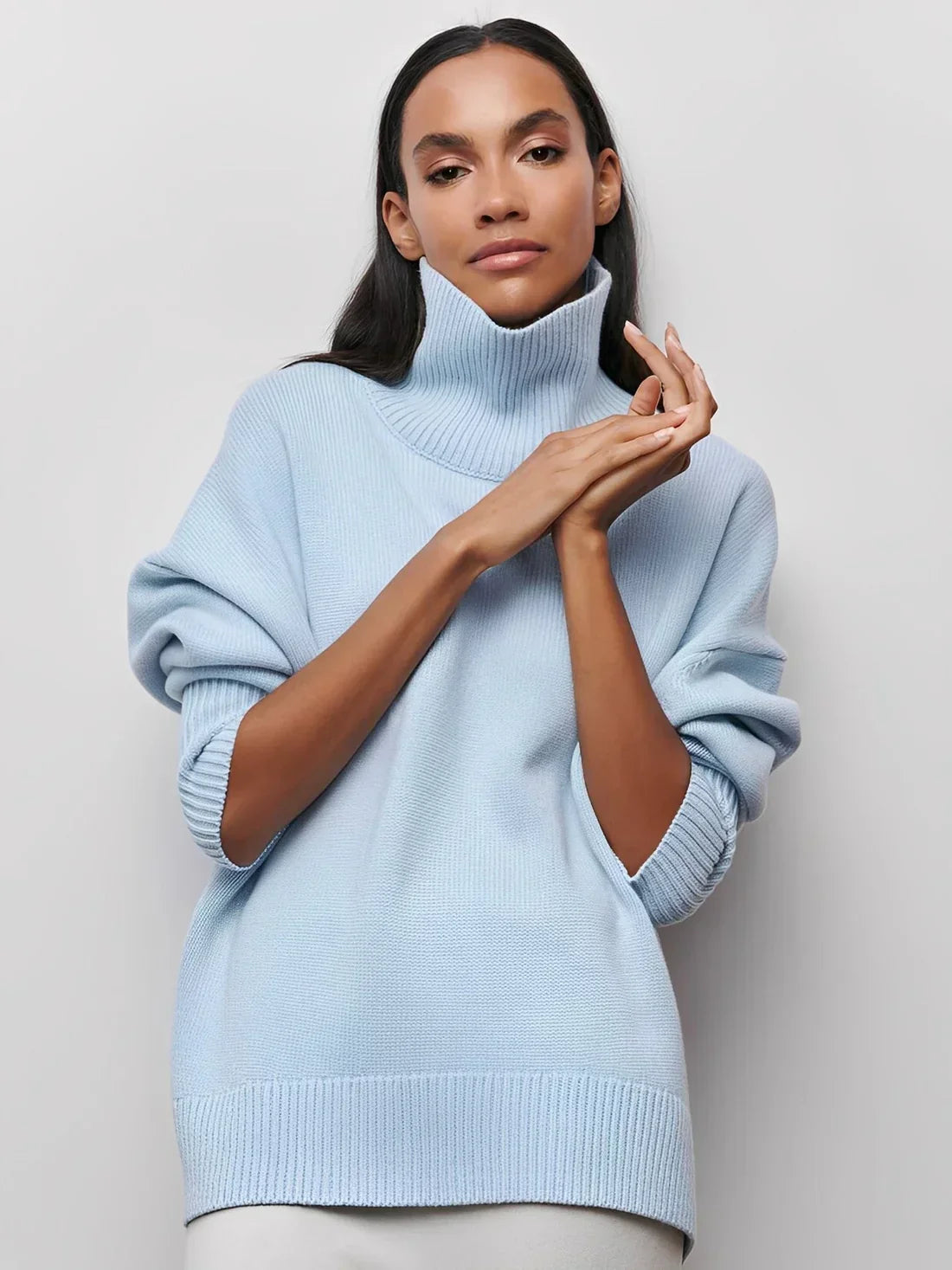 Marva stylischer, warmer rollkragenpullover – damen