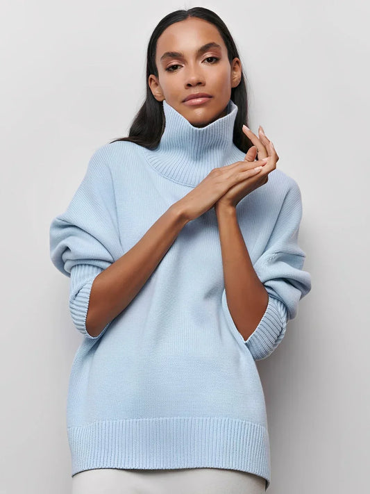 Marva stylischer, warmer rollkragenpullover – damen