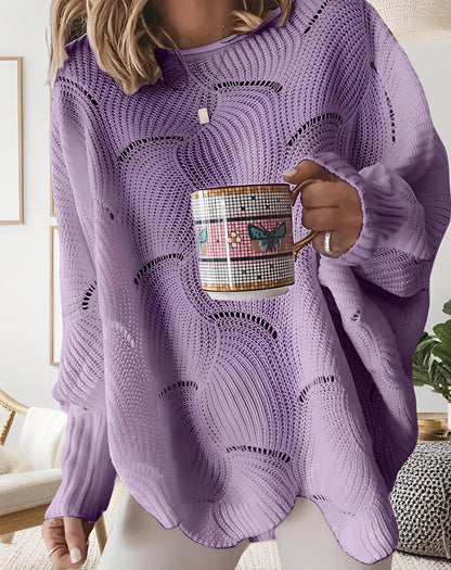 Kassandra stylischer v-ausschnitt-pullover – damen