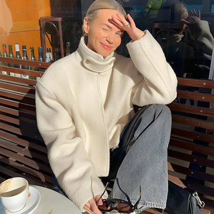 Shania oversize-fleecemantel – damen