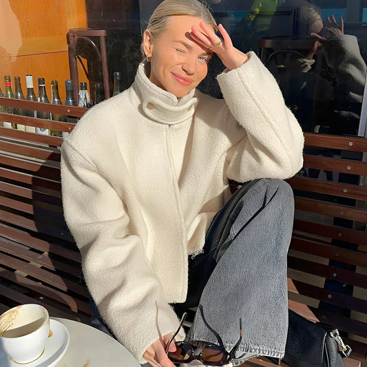 Shania oversize-fleecemantel – damen