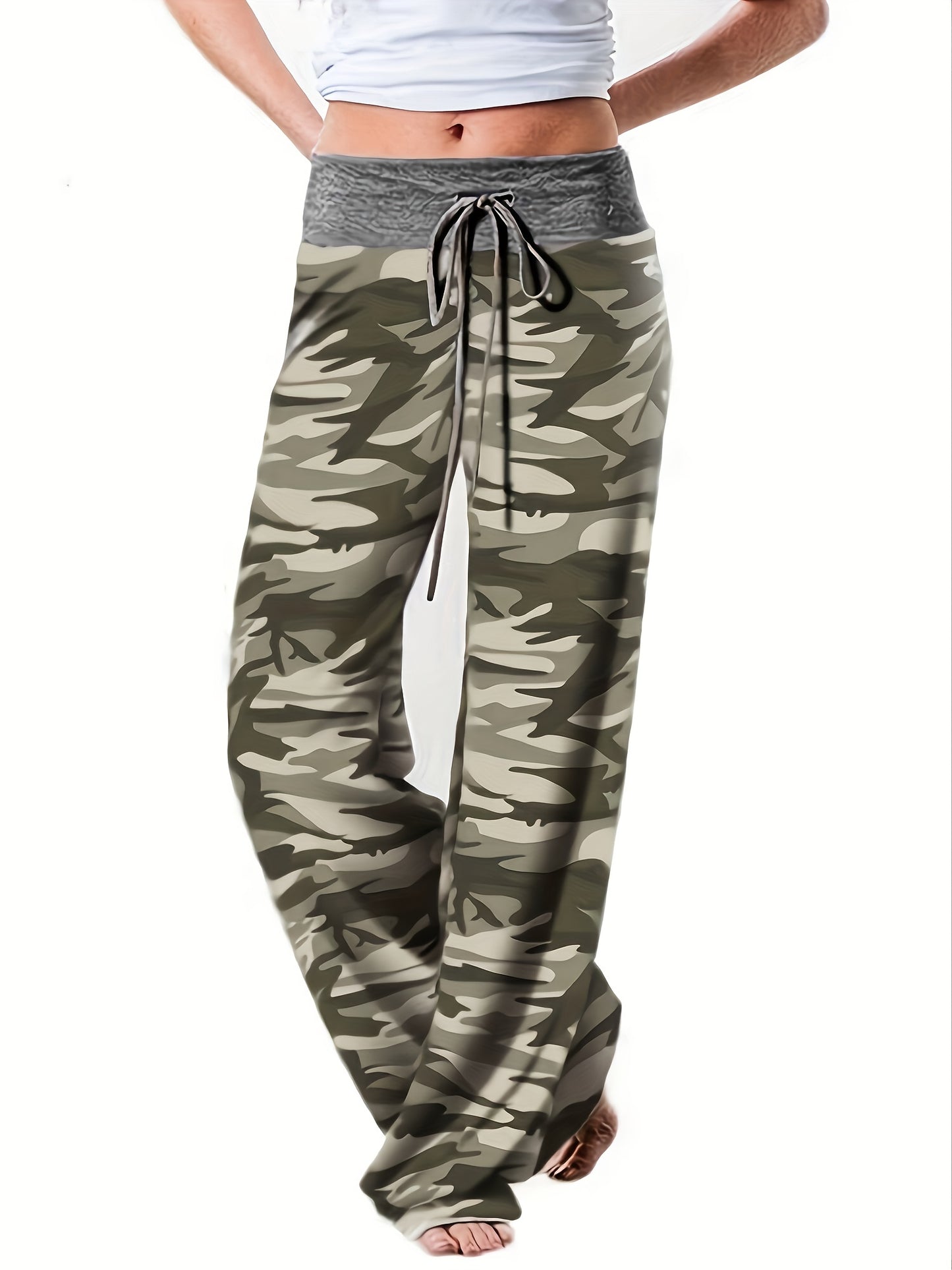 Graue Blumen-Sweathose - Sophie