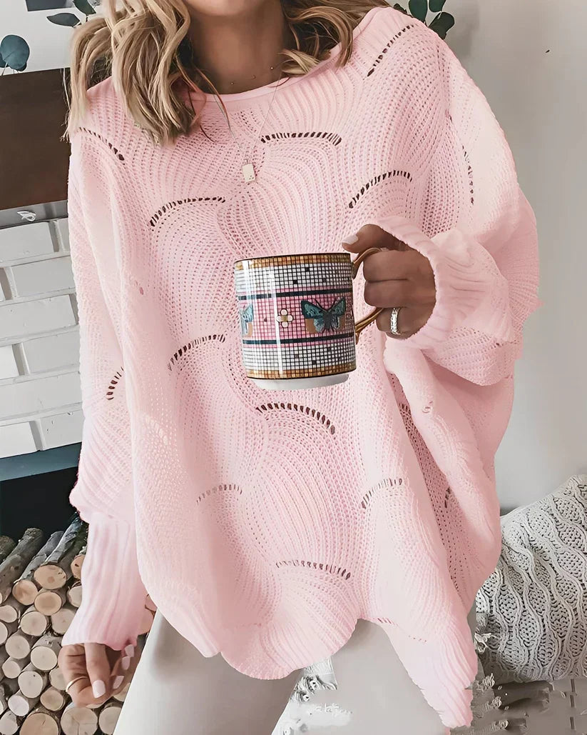 Kassandra stylischer v-ausschnitt-pullover – damen