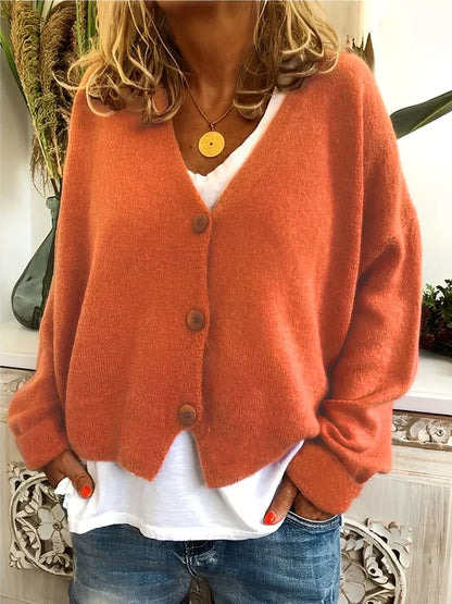 Deena lässige, lockere, warme strickjacke – damen