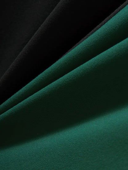 Robert – stylisches farbblock-t-shirt mit kurzen armeln und rundhalsausschnitt