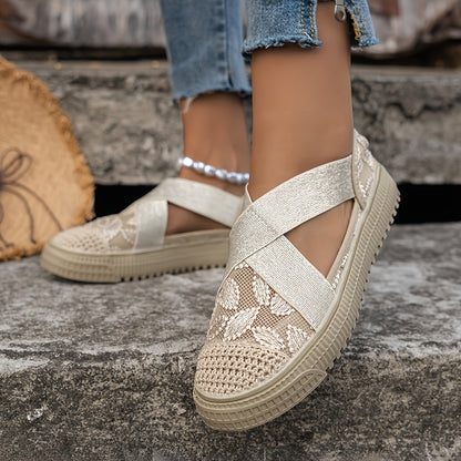 Beige Sommersandalen - Mia