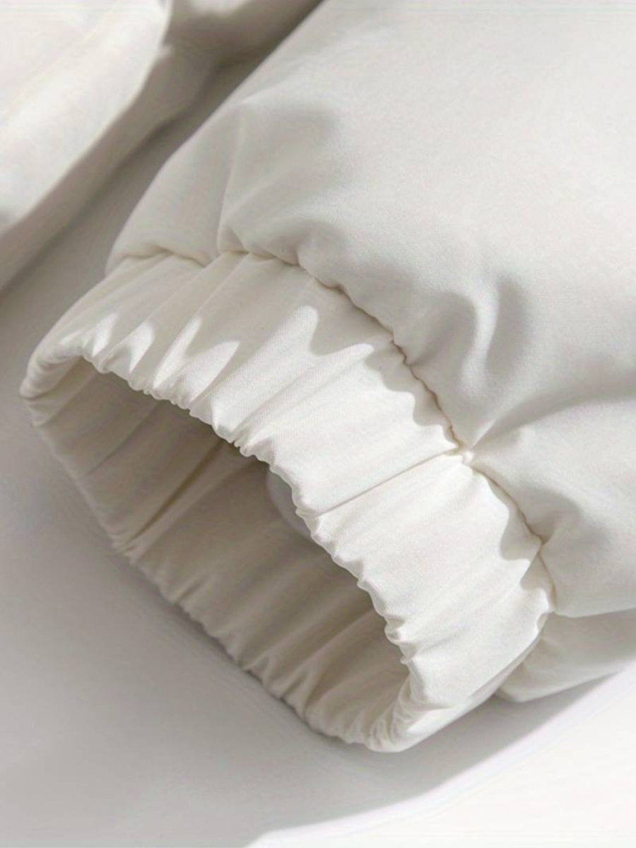 Warme Winterjacke mit Reißverschluss Rosa – Clara