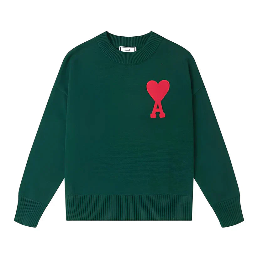 Darden schlichter bestickter pullover – herren