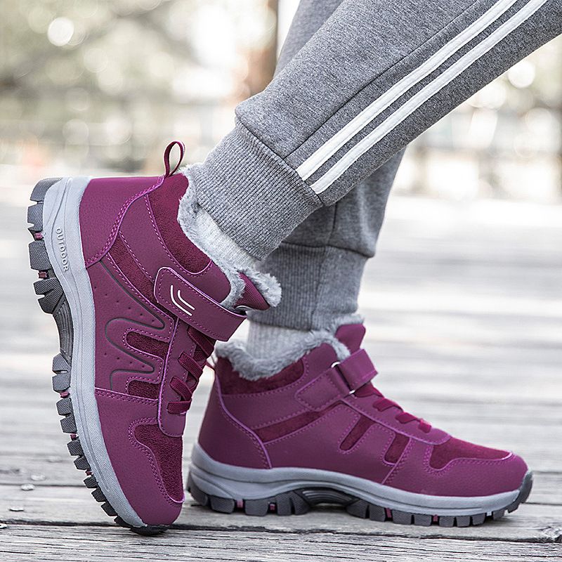 Damen Wasserdichte Orthopädische Schneeschuhe mit Warmem Futter