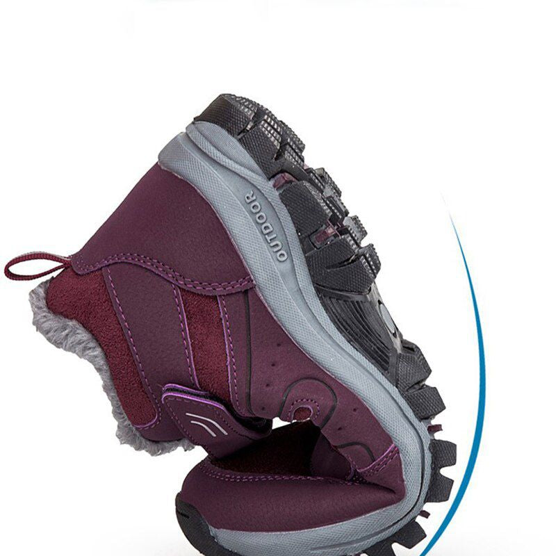 Damen Wasserdichte Orthopädische Schneeschuhe mit Warmem Futter