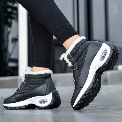 Damen Wasserdichte Schneestiefel mit Warmfutter