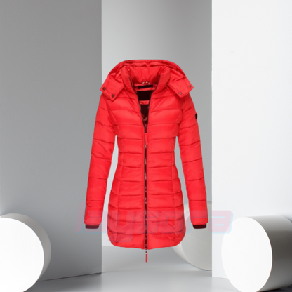 Gefütterter Wintermantel Gelb – Elise