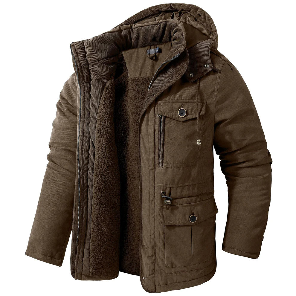 Moderne thermojacke von Kash mit fleecefutter – herren