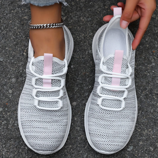 Graue Atmungsaktive Sneaker - Sophie