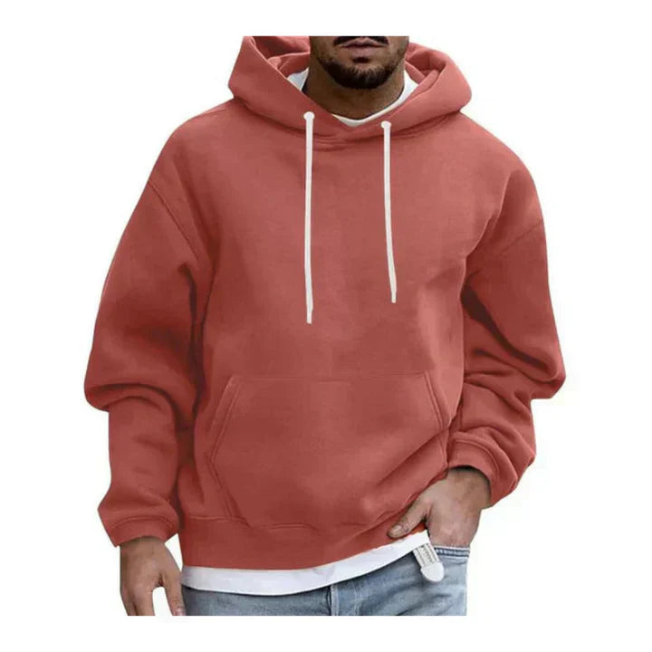 Herren-hoodie mit kapuze und kängurutasche