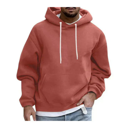 Herren-hoodie mit kapuze und kängurutasche