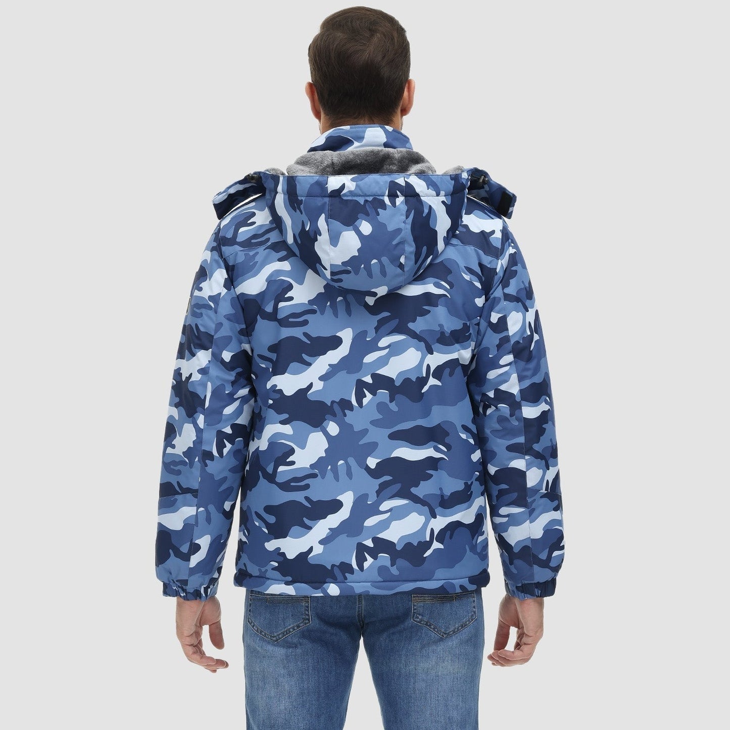 Arctic shield outdoorjacke orange grau - max